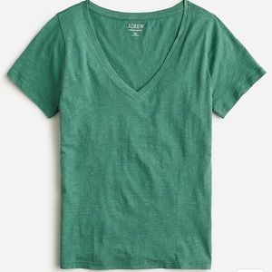 J. Crew Vintage Cotton V-Neck T-Shirt
